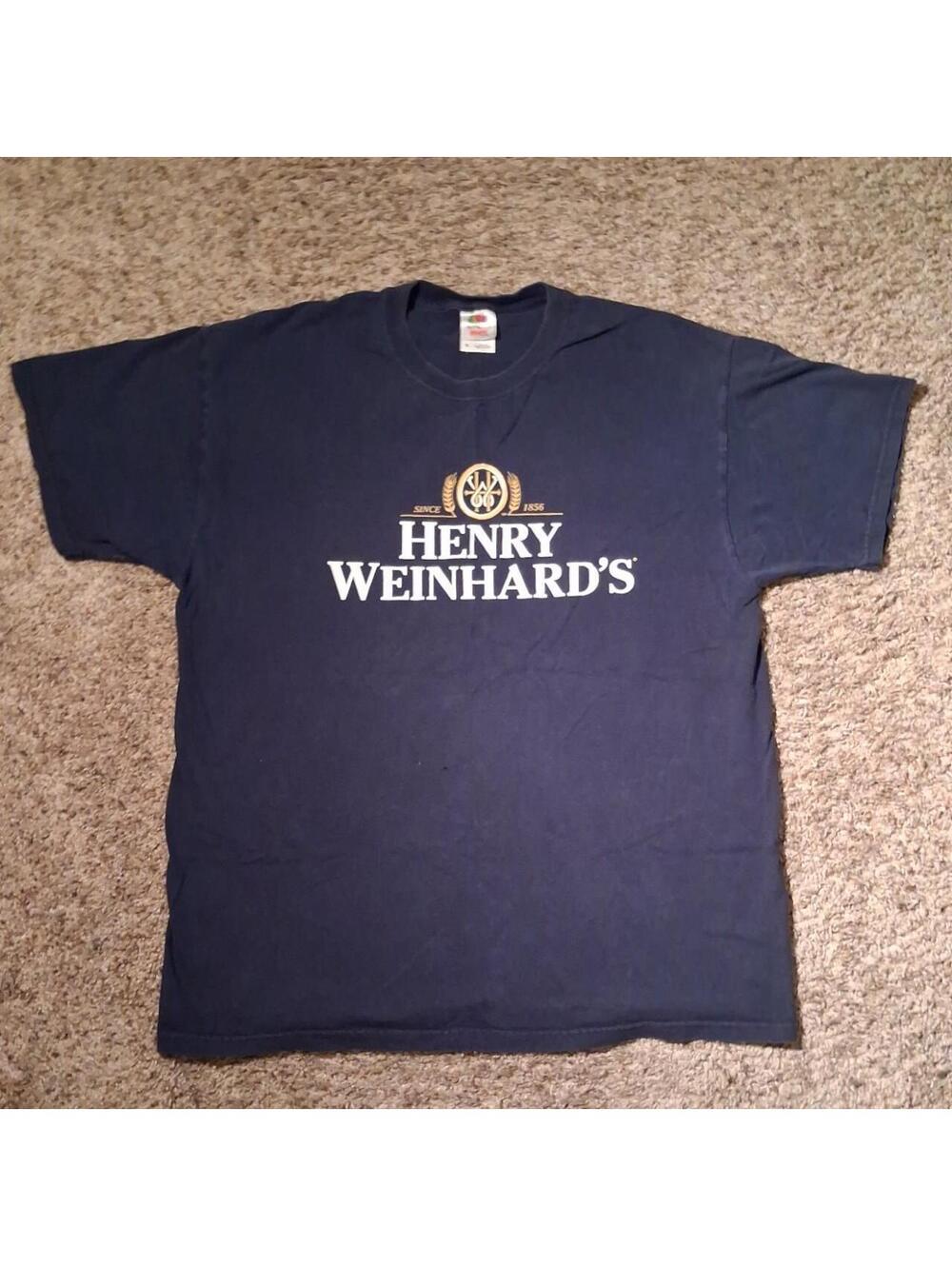 Fruit of the Loom Men's Navy and Black Tshirt